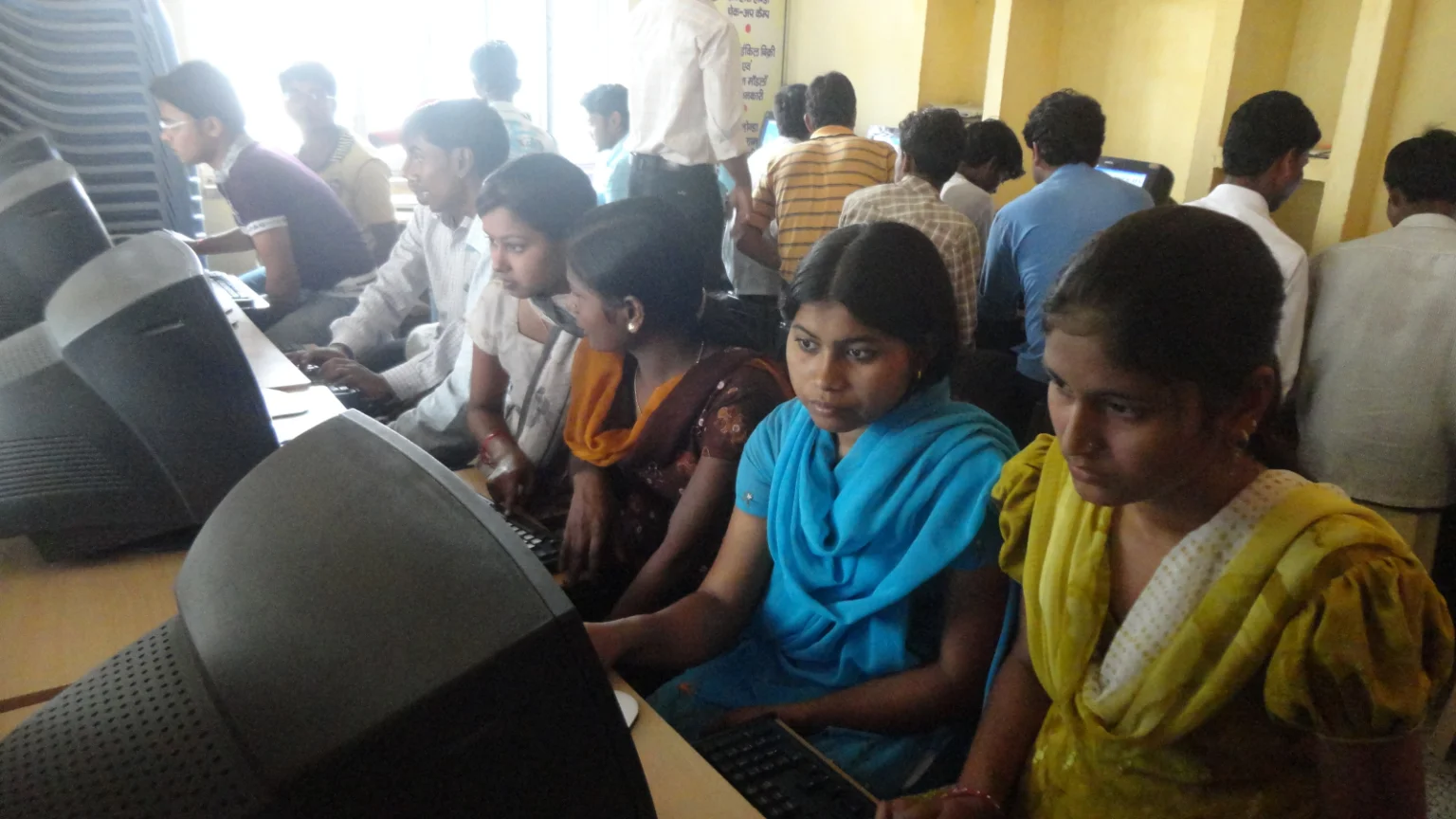 Students learning together