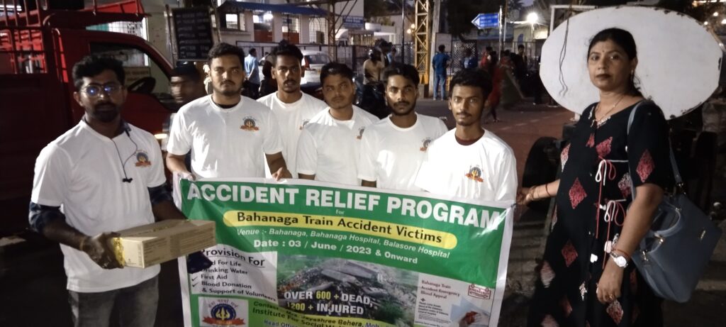 Food distribution in balasore hospital